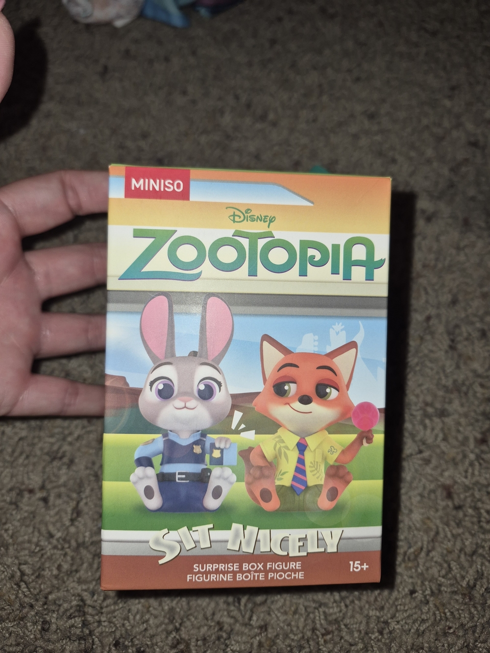 MINISO Disney Zootopia "Sit Nicely" Figure Box